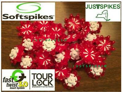 14 New Red Pulsar Fast Twist 3.0 Tour Lock Golf Spikes Softspikes Justspikes