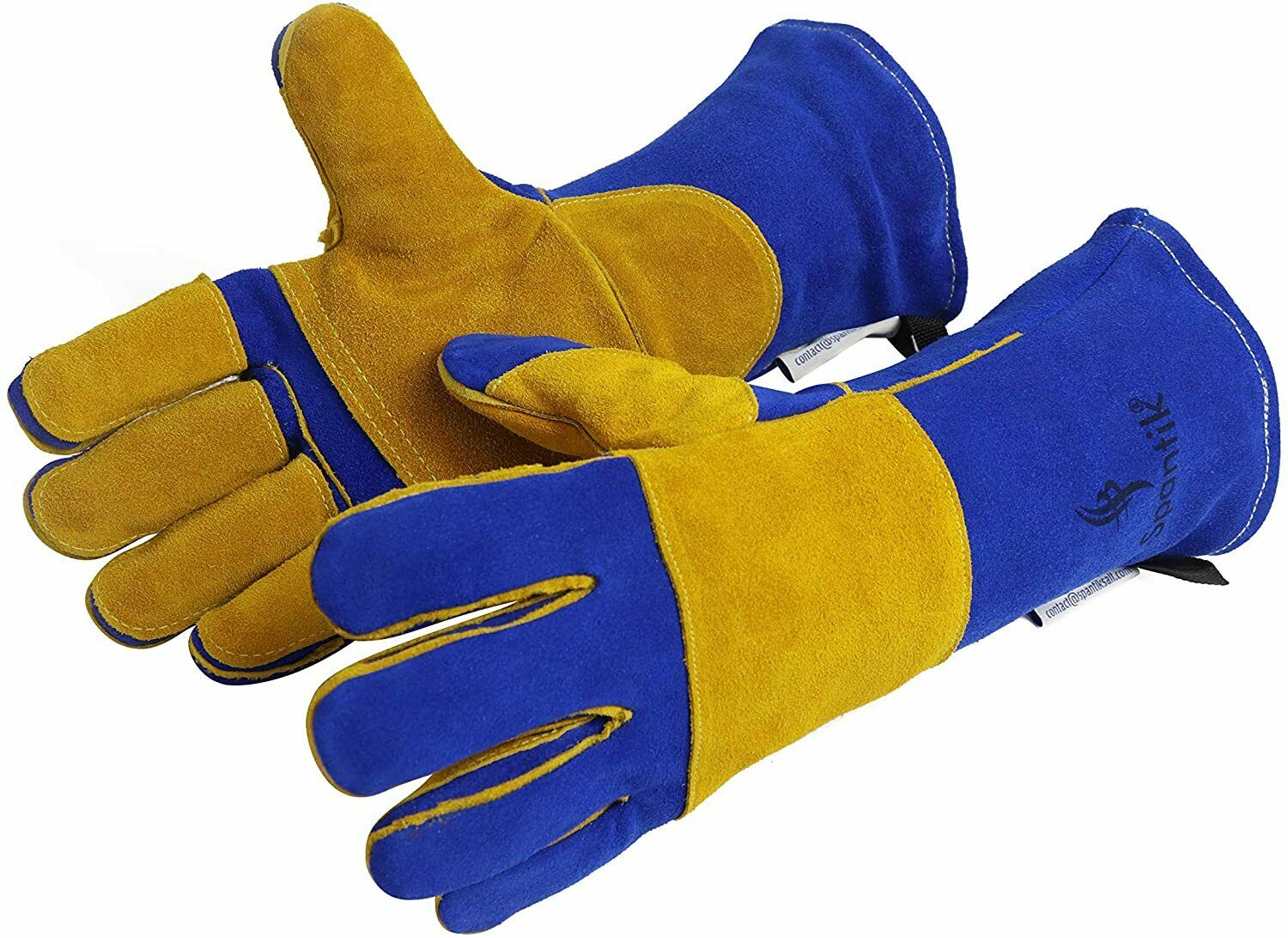 Spantik Welder Premium Double Buffalo Cowhide Leather Welding Gloves