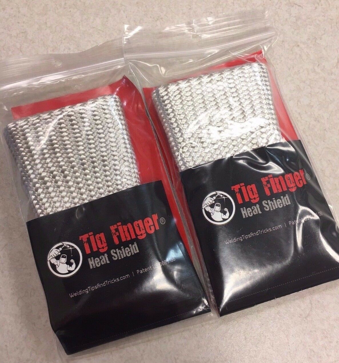 2 Pack! The Original Tig Finger Weld Monger Welding Glove Heat Shield Cover