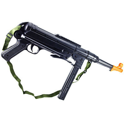 Mp40 Full Size Airsoft Smg Ww2 Grease Gun Spring Rifle W/ 6mm Bb Bbs M3 M40