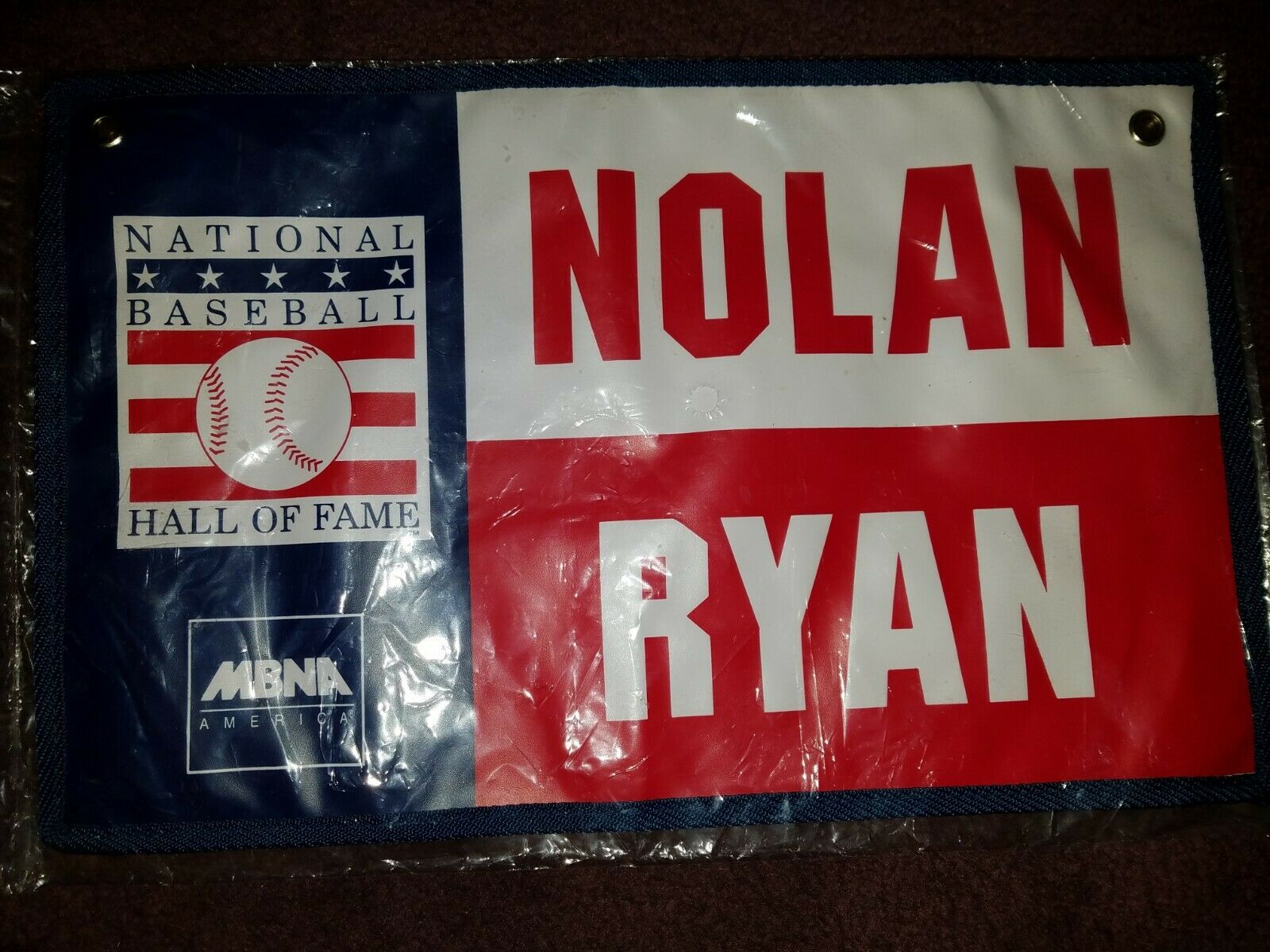 1999 Nolan Ryan National Baseball Hall Of Fame Banner