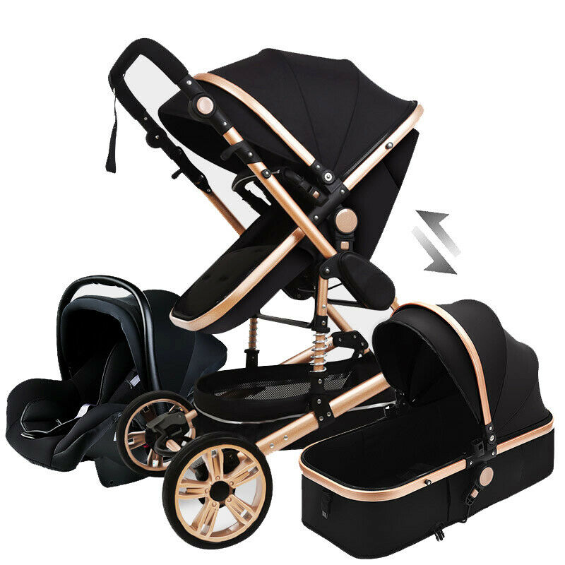 Baby Stroller Set 3 In 1 Newborn Infant Bassinet Travel System With Car Seat