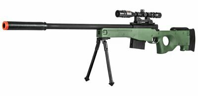 300 Fps - Airsoft Sniper Rifle Gun - Tactical Setup - 37 3/4 Inch Length -green-
