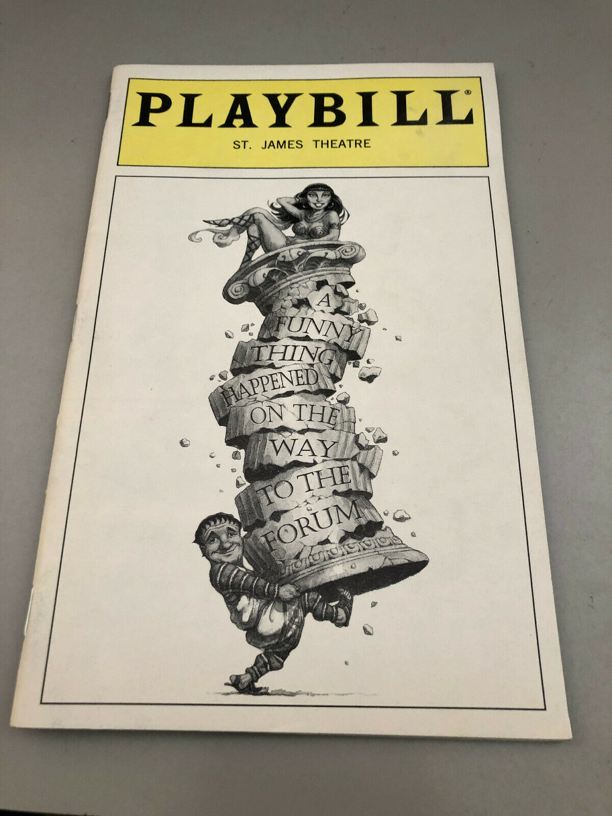 Sondheim  Playbill  A Funny Thing Happened On The Way To The Forum  96 Tix Stub