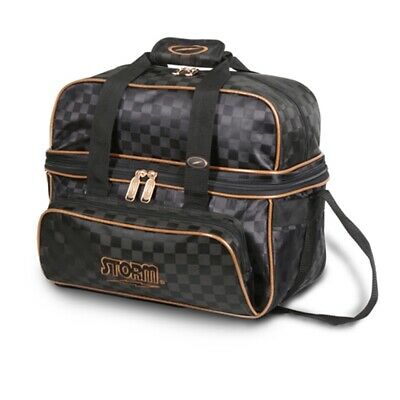Storm Black/gold 2 Ball Deluxe Bowling Bag