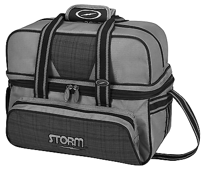 Storm Charcoal/plaid 2 Ball Deluxe Bowling Bag