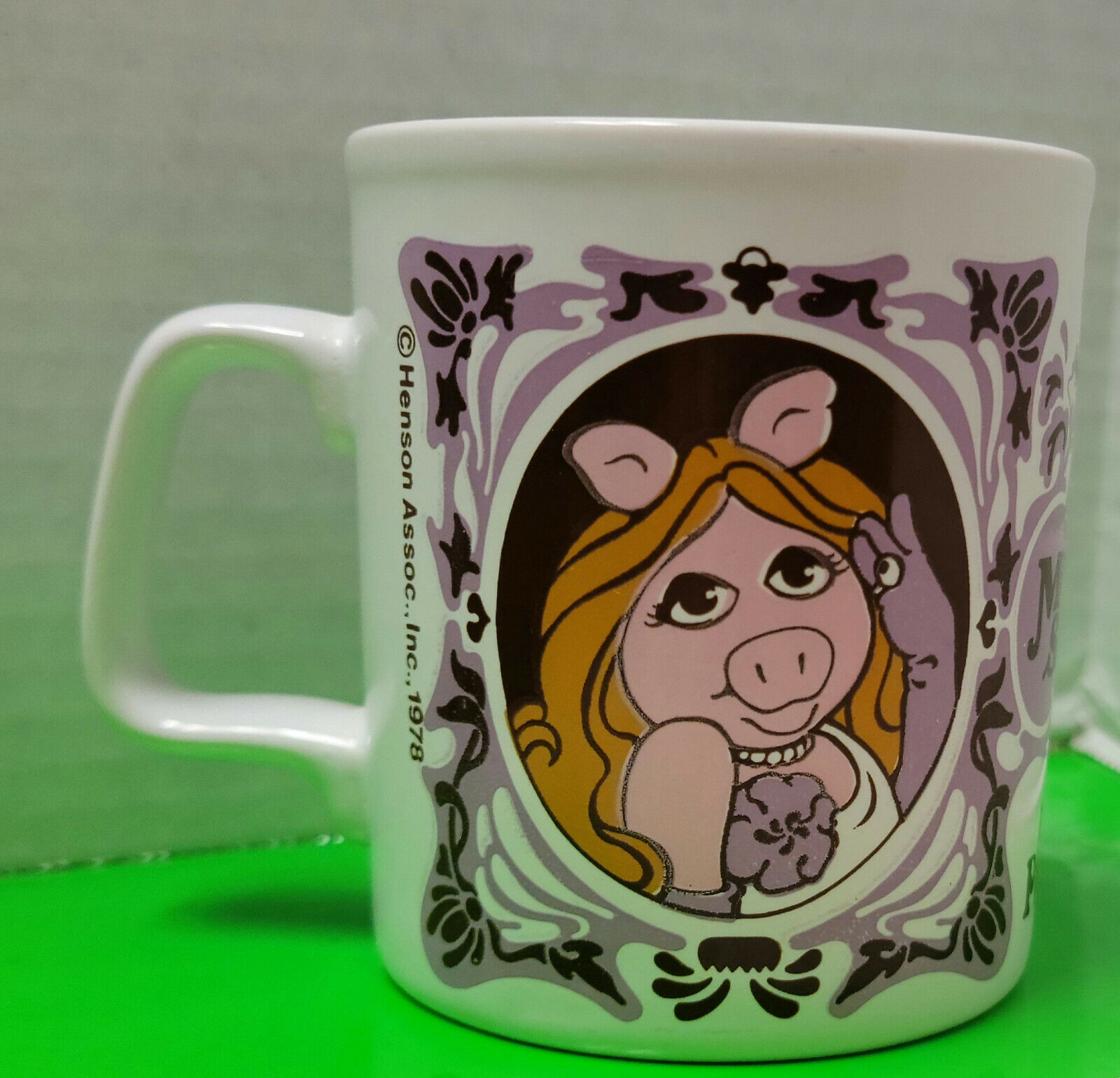 The Muppet Show Miss Piggy Coffee Cup Vintage 1978