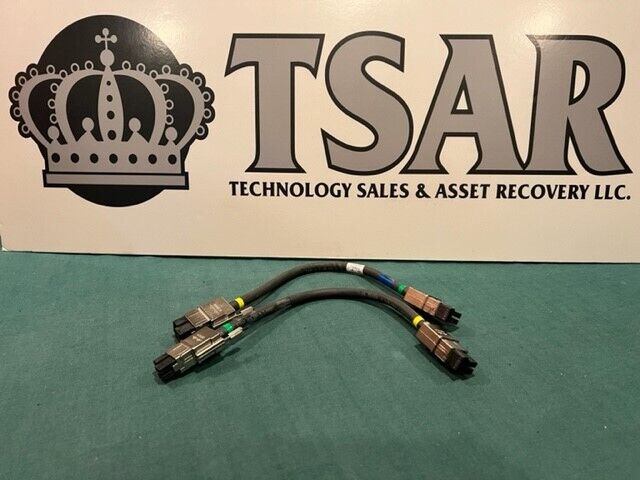 Cisco Cab-spwr-30cm 3750-x Stackpower Cable 30 Cm (37-1122-01) ***lot Of Two***