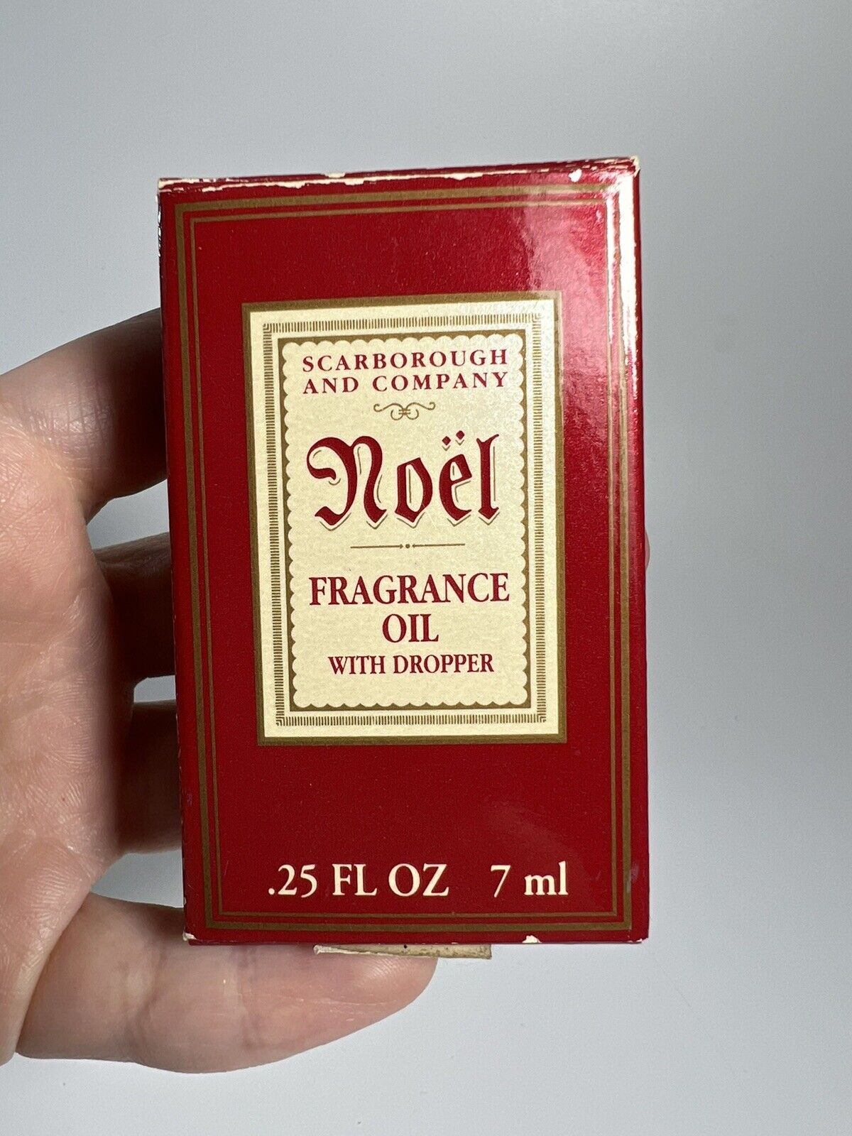 Scarborough & Company Noel Vintage Fragrance Oil  Dropper Unused 0.25 Fl.oz 7 Ml