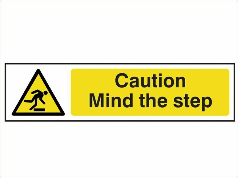 Scan - Caution Mind The Step - Pvc 200 X 50mm