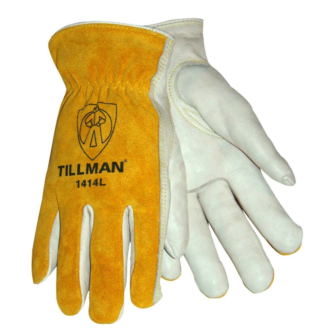 Tillman 1414 Drivers Work Gloves Top Grain Pearl Cowhidesplit Leather Back Xs-xl