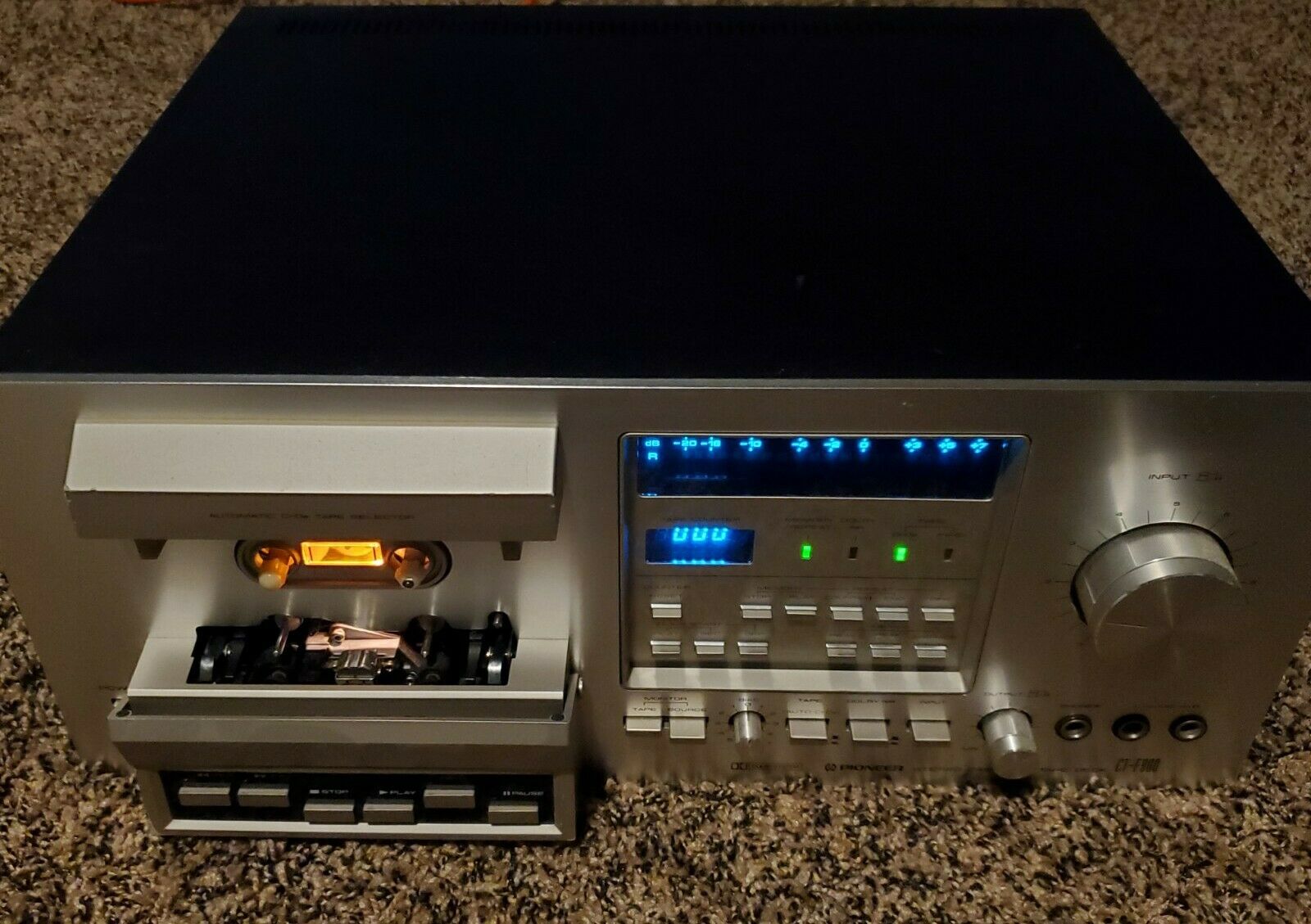 Pioneer Ct-f900 Stereo Cassette Tape Deck For Parts Read