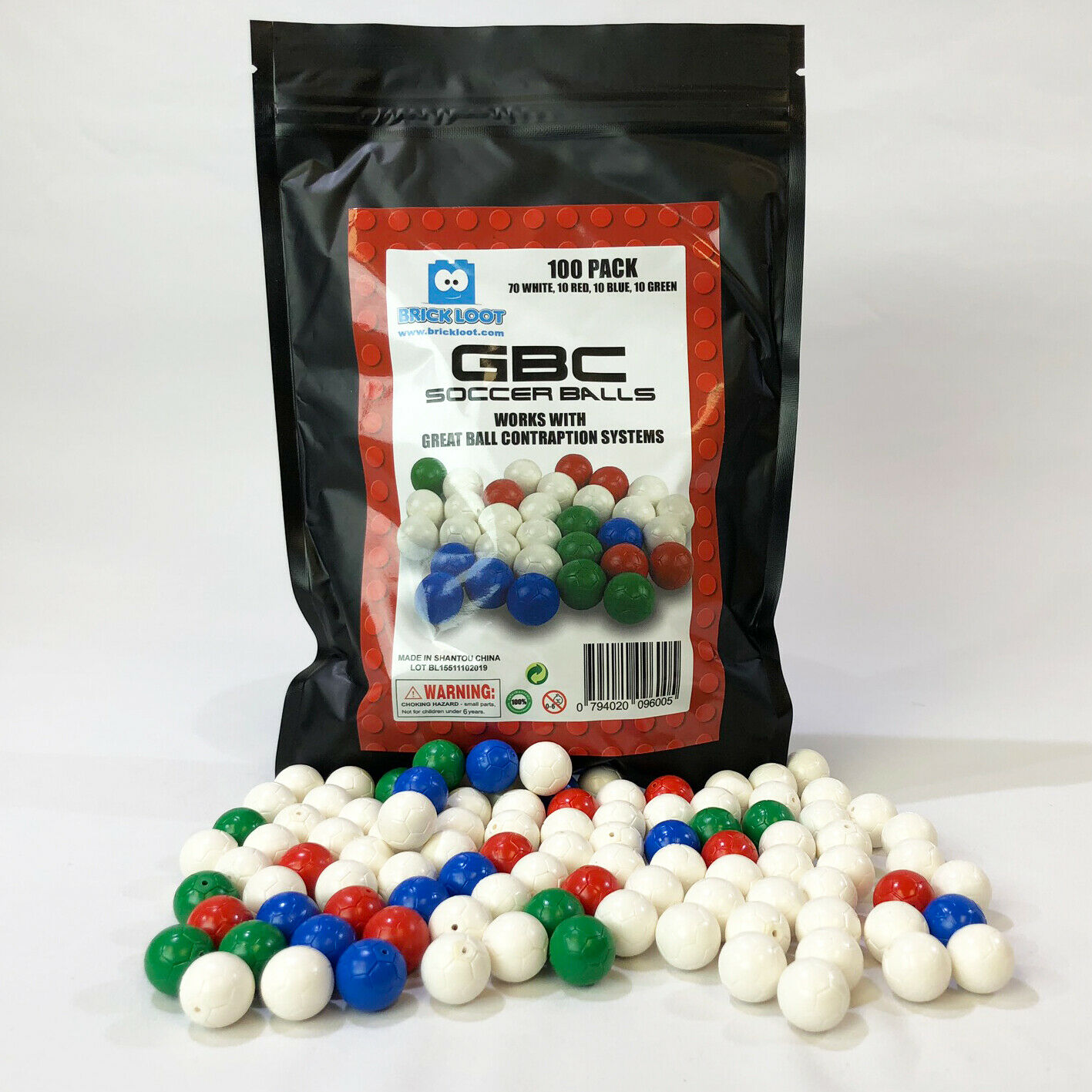 Gbc Soccer Balls For Lego Great Ball Contraptions Fits X45pb03 43702pb02 72824 X