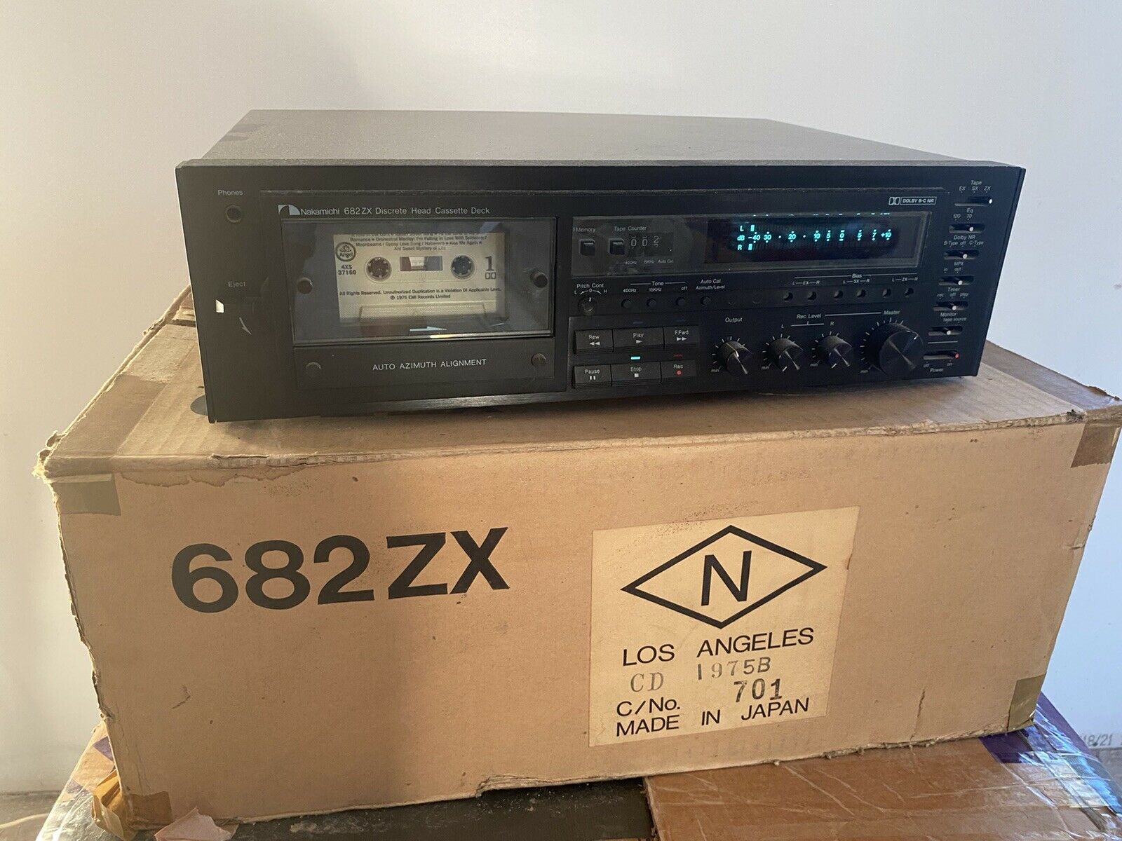 One And Only Limited Nakamichi 682zx Auto Azimuth Cassette Deck 120-240v