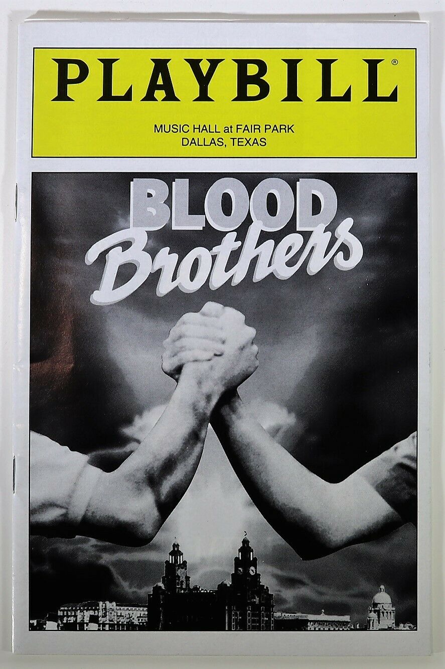 Playbill Blood Brothers (1994) Music Hall Dallas David Cassidy Petula Clark