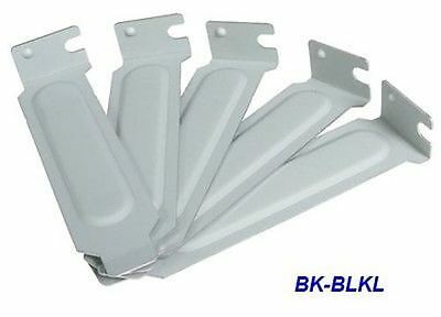 5pack Steel Low Profile Expansion Slot Blank Cover Plate, Cablesonline Bk-blkl-5