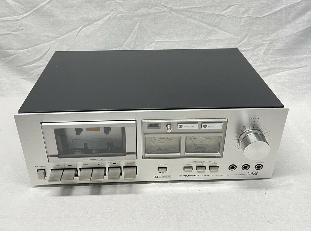 Vintage Pioneer Ct-f500 Stereo Cassette Tape Deck - Refurbished - New Belt 🔥
