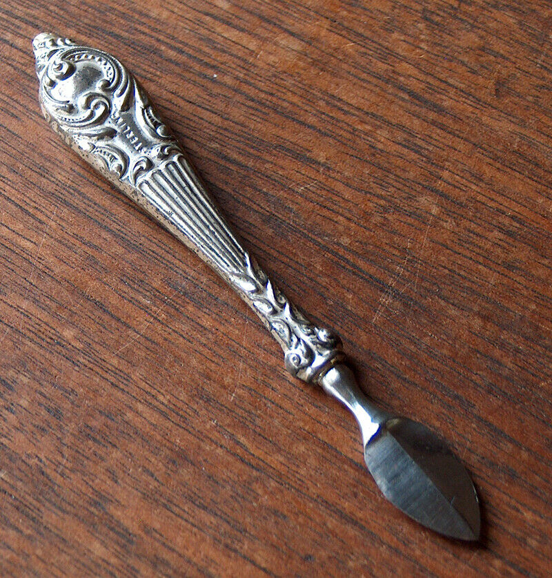 Vintage Antique Sterling Silver Manicure Peidcure Cuticle Tool